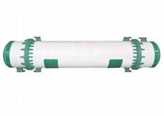 Graphite-modified polypropylene heat exchanger