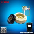 Addition cure silicone rubber for tire mold