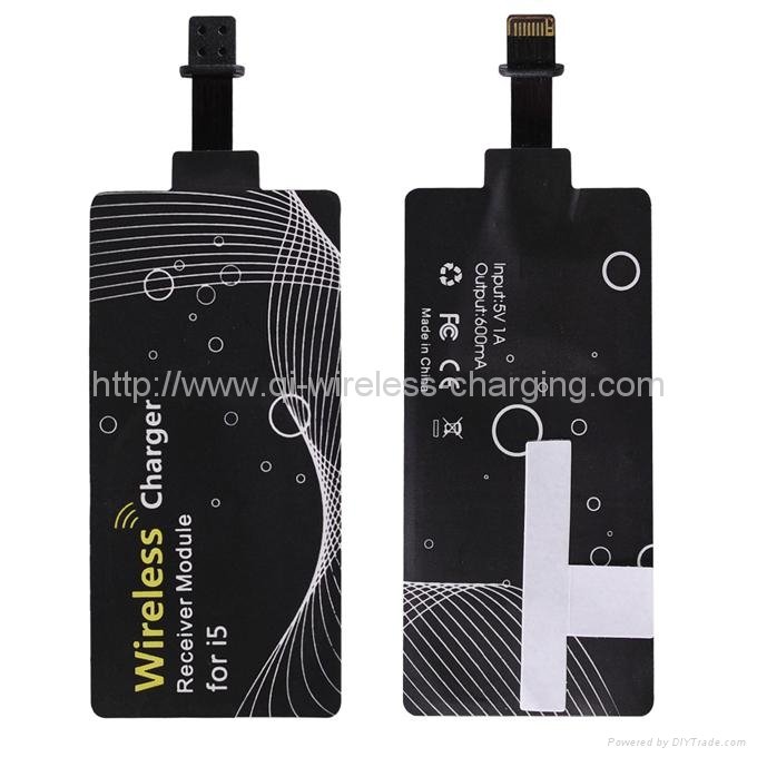 For Iphone 5s/5c/5 Wireless Charger Receiver Card/RI5 2