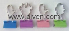 color rainbow clip with designer handle