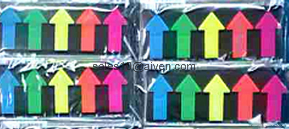 Sticky notes Page marker post it flag sign here flag 5