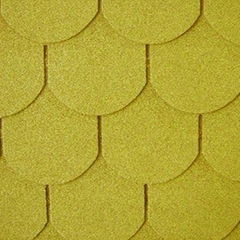 Fish-scale Asphalt Shingles