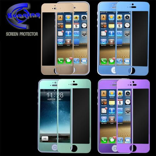 Colored Tempered Glass Screen Protector for Iphone5/5c/5s 2