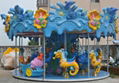 Sea horse carousel amusement ride