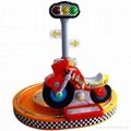 Motorcycle carousel amusement ride
