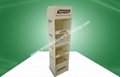 Four Shelve Food POP Cardboard Display Cardboard Floor Standing Eco-friendly 2