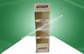 Four Shelve Food POP Cardboard Display Cardboard Floor Standing Eco-friendly 1