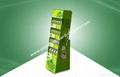 Four Shelf POP Cardboard Display Cardboard Floor Standing for Vitamin 2