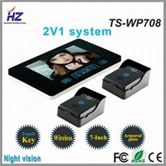 China manufacturer supply newest distinctive 7 inch wireless video door phone