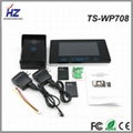 2.4GHz 7 inch 7"TFT rainproof wireless video door phone intercom system 4
