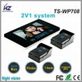 2.4GHz 7 inch 7"TFT rainproof wireless video door phone intercom system 2