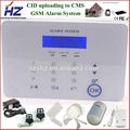 Touch keypad LCD display home security PSTN & gsm alarm system 5