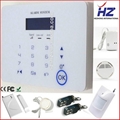 SMS remote control gsm wireless smart home burglar panic security alarm system 2