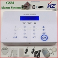 SMS remote control gsm wireless smart home burglar panic security alarm system 4