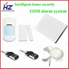 mobile call self monitoring wireless digital home security GSM alarm system  kit