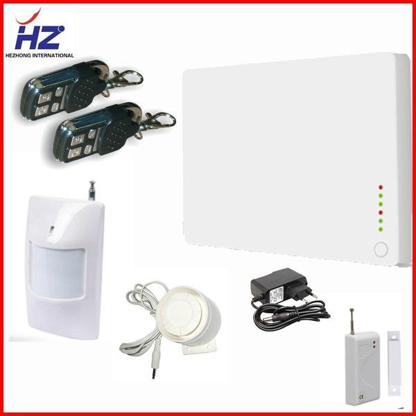 mobile call self monitoring wireless digital home security GSM alarm system  kit 2