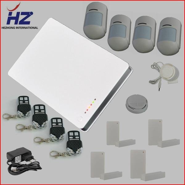 mobile call self monitoring wireless digital home security GSM alarm system  kit 5