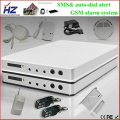 european intelligent security safe house wireless burglar gsm alarm system