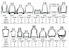 nail polish glass bottle catalog page