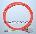 SC/LC MM Duplex Fiber Optic Patch Cord  1