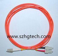 SC/LC MM Duplex Fiber Optic Patch Cord 