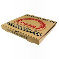 custom logo printed corrugated pizza box