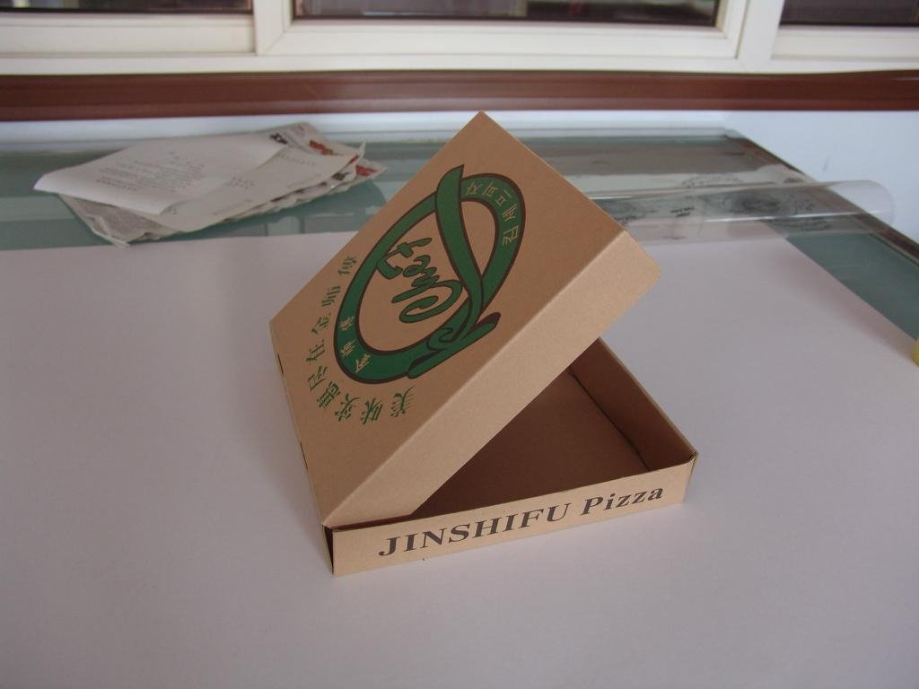 custom logo printed corrugated pizza box 4