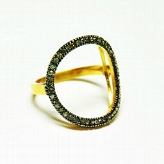 Single Open Diamond Ring