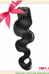 3PCS 12''14''16'' Black Brazilian Virgin Body Wave Remy Human Hair Extensions US