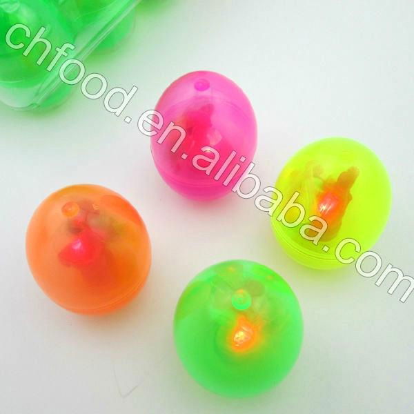 Hot Sell And Popular Light Up Egg Toy Candy
