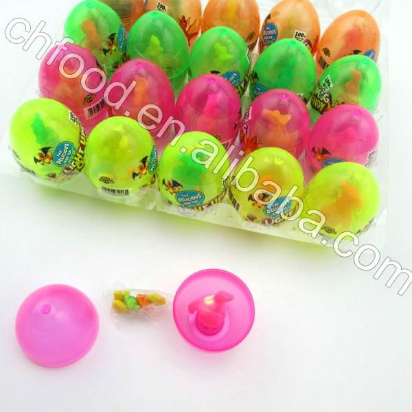 Hot Sell And Popular Light Up Egg Toy Candy 4