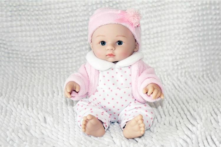 Vinyl reborn baby dolls 10" mini baby dolls 2