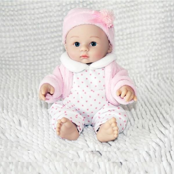 Vinyl reborn baby dolls 10" mini baby dolls 5