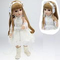 New 18'' Reborn SD BJD baby doll dress clothes lifelike doll 1