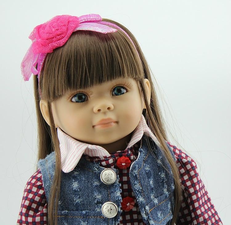 American girl doll wigs doll lifelike 18 inch vinyl doll 2