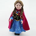 New fashion 18 inch american girl doll model in frozen clothes Anna clothes