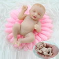 Newest design vinyl 4 inch baby dolls palm hand doll toy small vinyl reborn baby 1