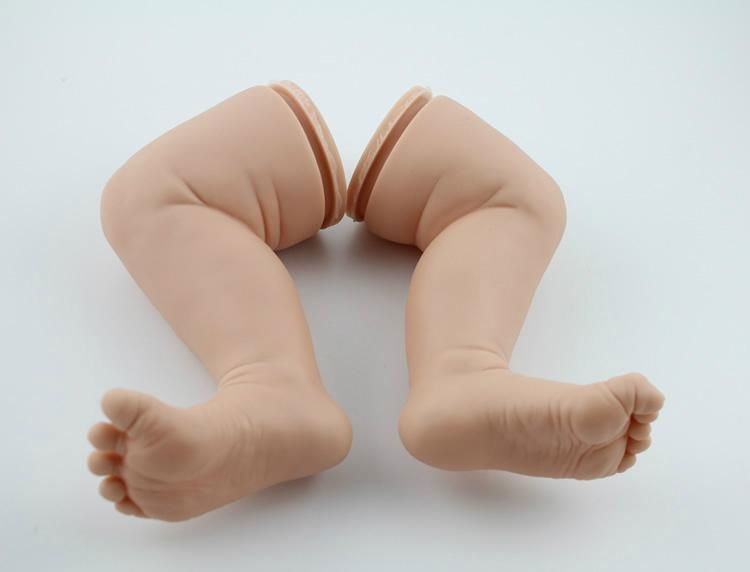 24 inch soft vinyl reborn doll kits custom unpainted silicone reborn doll kit 5