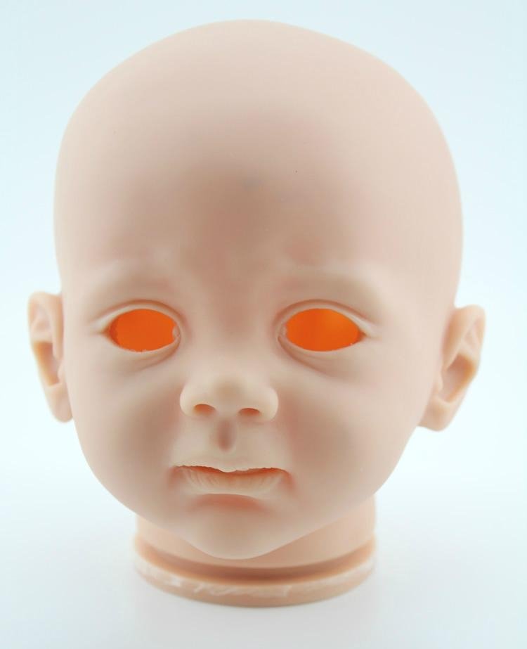 24 inch soft vinyl reborn doll kits custom unpainted silicone reborn doll kit 3