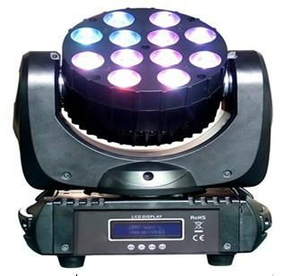 7/12*10w  RGBW IN 3W LED MOVING head beam lgith