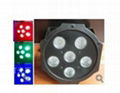 LED 6 full-color(R,G.B IN 1W) PAR LIGHT