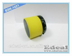 Mini round wireless bluetooth speaker made in china