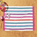 promotional cotton striped beach towel 2