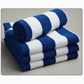 promotional cotton striped beach towel