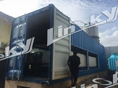 Linsky 15Ton/24hr containerized block ice machine
