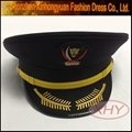 Custom military officer cap officers and officer hat 