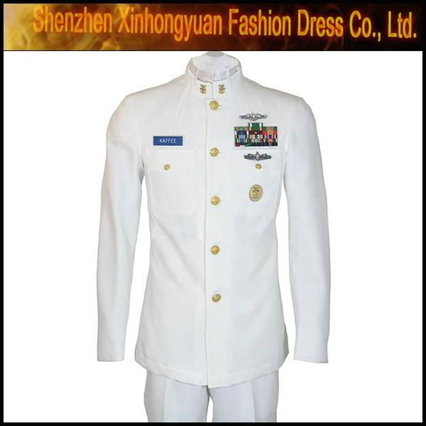 United States Coast Guard Dress White Coat in military uniform  2