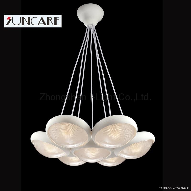 New modern simple style white color soft touch silicon pendant lamp