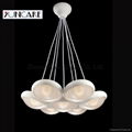 New modern simple style white color soft touch silicon pendant lamp 1