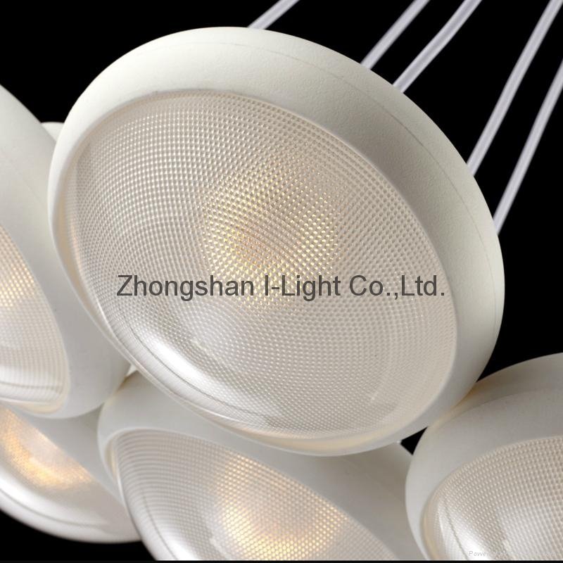 New modern simple style white color soft touch silicon pendant lamp 4